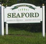 Welcome to Seaford sign